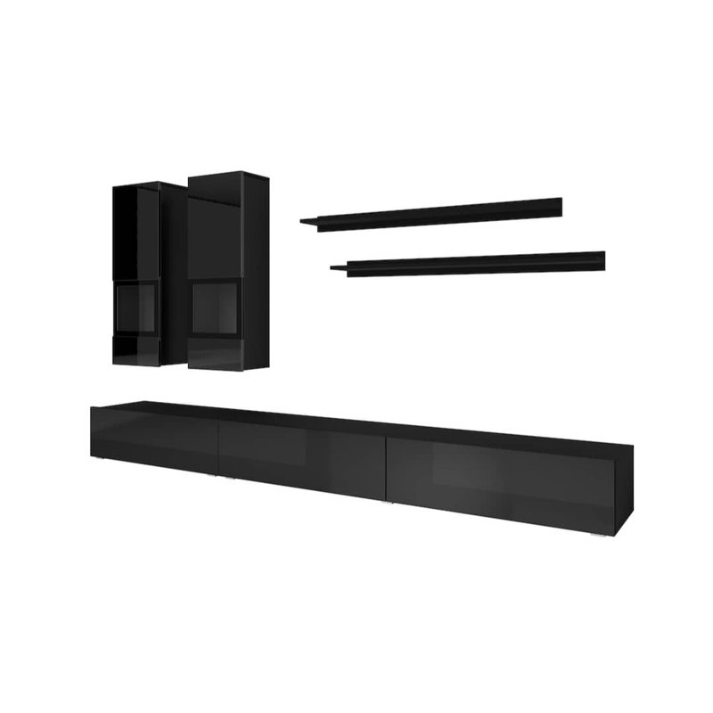 Bursey Unfinished Entertainment Center for TVs up to 75"