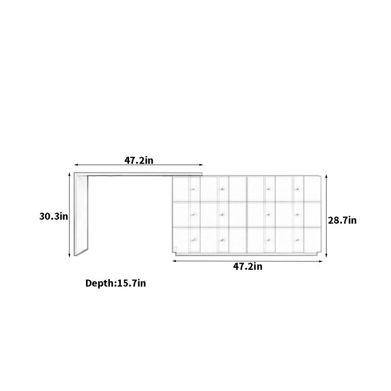 Commode rétractable Minimalist