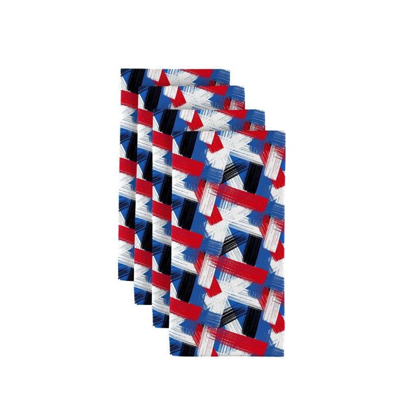 Polyester Geometric Square Napkin