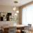 Modern 3 - Light Sphere Chandelier Dimmable