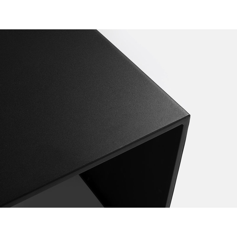 Rabia Frame Coffee Table, Black, H45 x L80 x W80cm