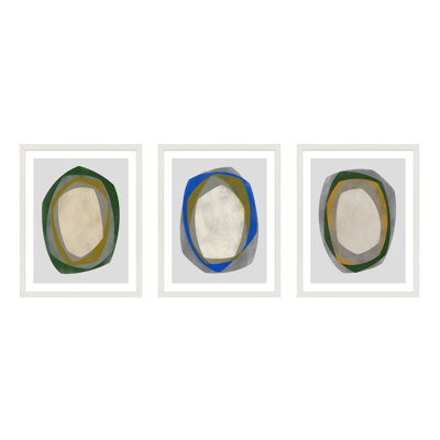 Geode 1-3 Painting by Jacques Pilon