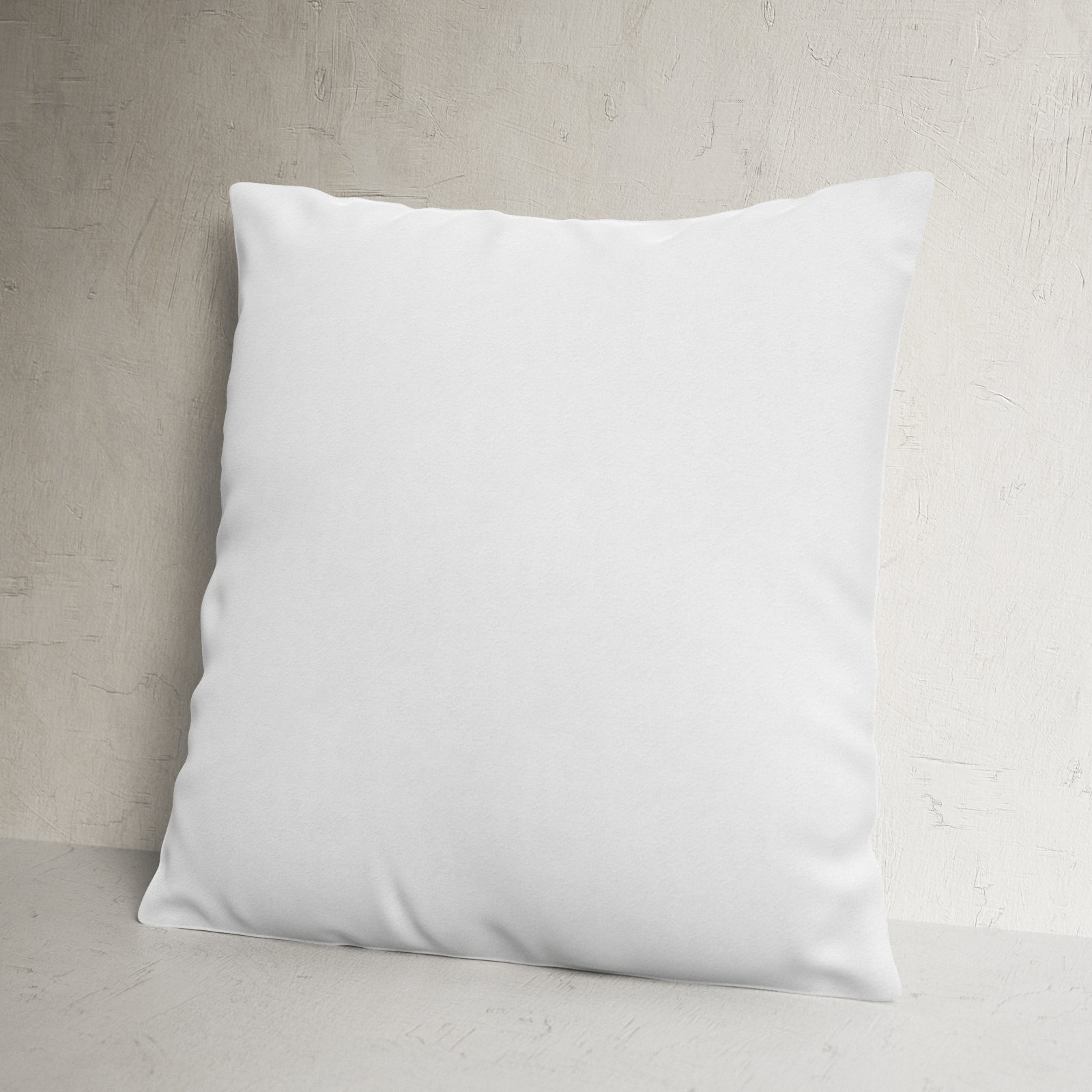 Down Alternative Non Woven Fabric Classic White Pillow Insert 18x18- Set  of 2