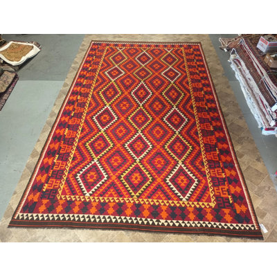 Marelene Hand Knotted Wool Southwestern Rug
