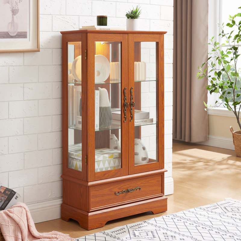 Vitrine en verre American Retro