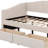 Upholstered Daybed With Two Drawers-2066413941