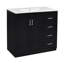 Meuble-lavabo 36 po avec lavabo en céramique