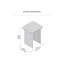 Adalhi Solid Wood Sled End Table-316928681