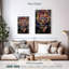 Brampt Lion Lounge couleur abstraite-108563287