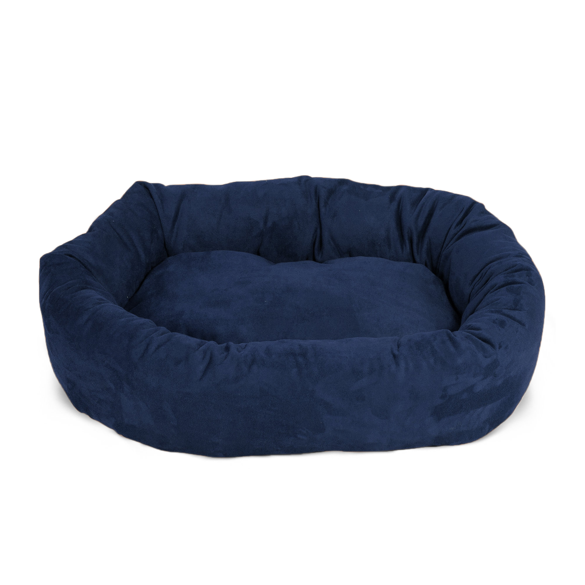Pet Bed, Navy, Small (19" W x 24" D x 7" H)