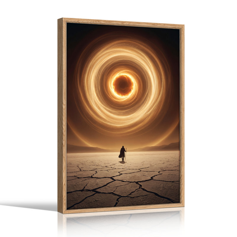 Cosmic Vortex, reproduction d'art sur toile, ensemble de 1, Natural, 48"H x 32"W