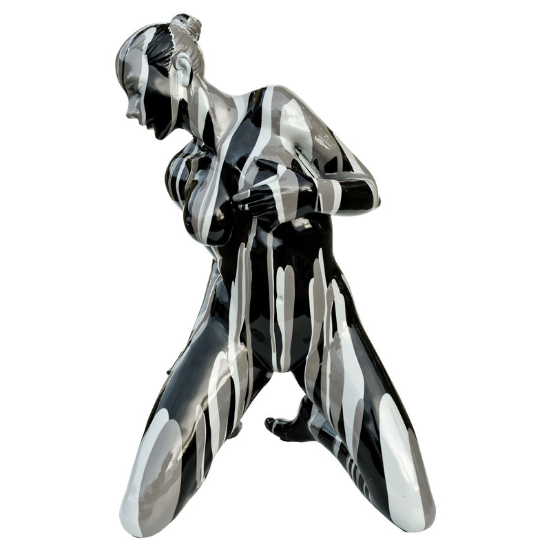 Worsley People Statue, Grey/Black