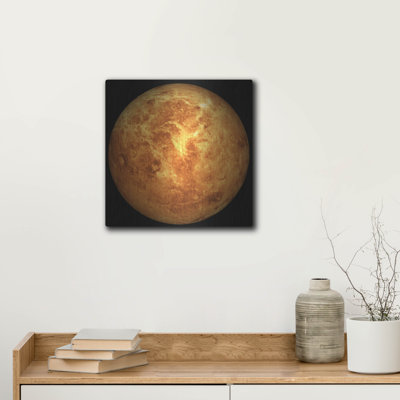 Planète Vénus, art mural en métal