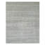 Tapis gris en laine New Age de conception unique 12 pi 2 po x 15 pi 4 po Chatoyer