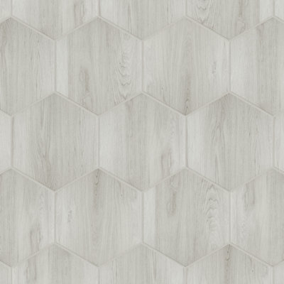 Natural 14" x 16.25" Pressed Porcelain Wood Look Wall & Floor Tile