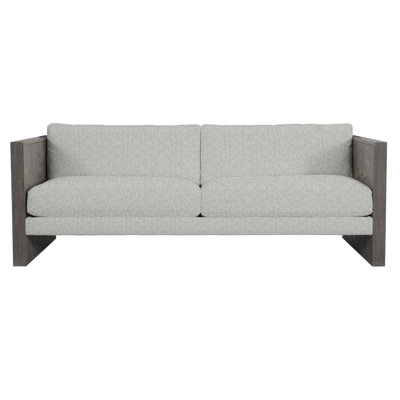 Madura 85.5" Wide Outdoor Teak Patio Sofa with Cushions