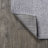 Asal Haze Solid Low-Pile Gray Rug-409400692