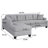 Upholstered 105.9 " Linen Blend L-Shaped Sofa & Chaise-1602959940-1504466734