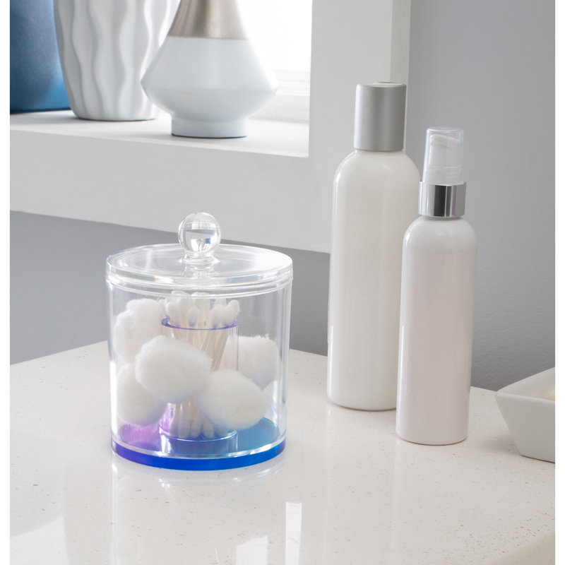 Contenant de rangement pour salle de bain, Transparent