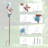 Morio Plastic Animals Garden Stake