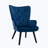 Velvet Wingback Chair
