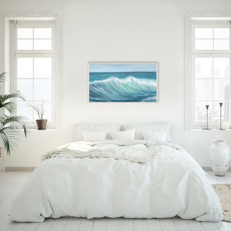 Morning Shore Break Print by Makai Howell, 31.5" H x 55.5" W