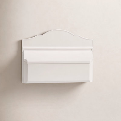 Horizontal Wall-Mounted Mailbox