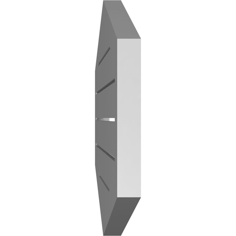 Pente verticale verticale en uréthane 4 pi, H 1,5 po x l 30 po x L 20 po