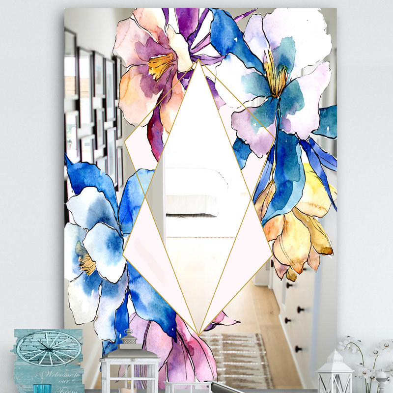 Miroir d'appoint Efflorescent Farmhouse, H 39,4 po x l 29,5 po