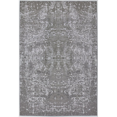 Machine Woven Grey Indoor Rug