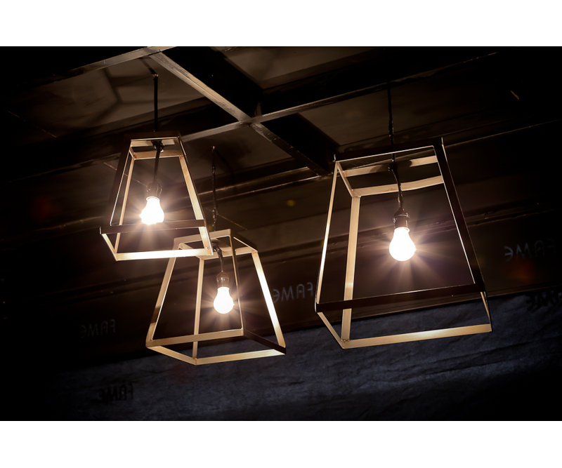 Luminaire suspendu géométrique 1 lumières simple