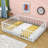 Idonah Metal Floor Bed with Fence and Door-1551245005-1551244992