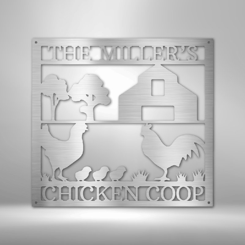 Décoration murale en métal personnalisable, H 28,75 po x l 29,5 po x P 0,5 po, Oui, Argent argent