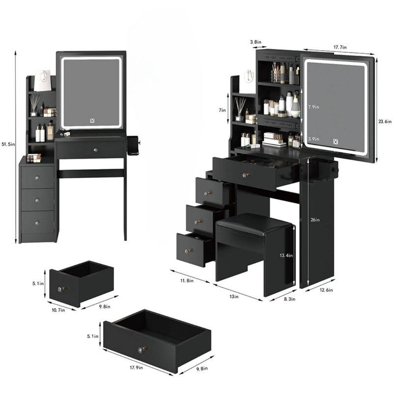 Coiffeuse Diaonetta
