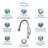 Transolid Layla Pull Out Kitchen Faucet-26308869