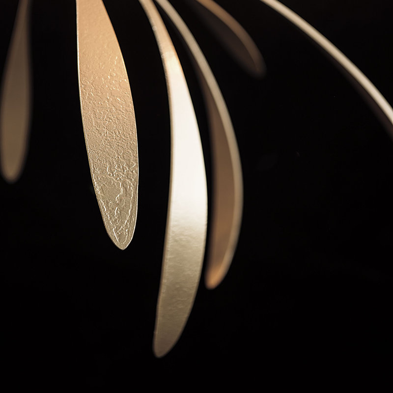 Dahlia Sputnik Sphere Chandelier, Soft Gold, 28.2" H x 32.7" W x 32.7" D