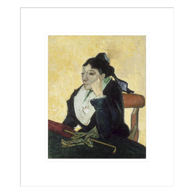 «L'Arlesienne» par Vincent van Gogh, impression giclée encadrée, H 15,81 po x l 13,75 po
