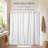 Cubic Hookless Extra Long Shower Curtain Polyester-27054178