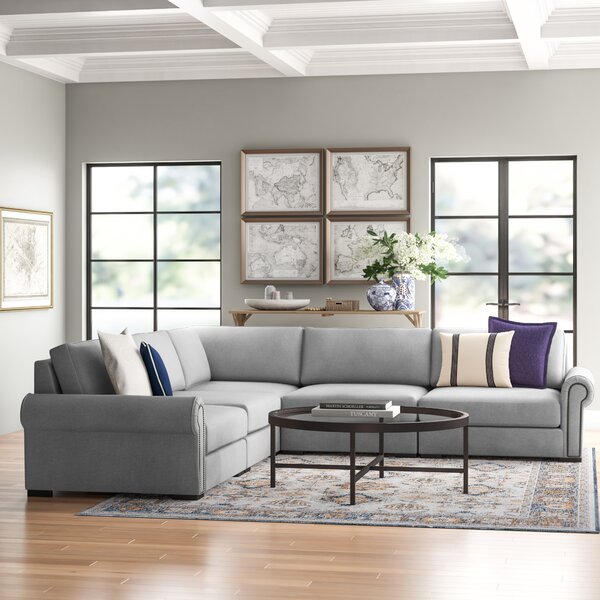 Three Posts™ Willia Upholstered Sectional | Wayfair