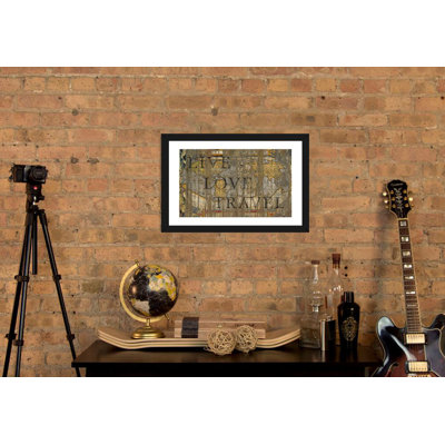 «Live Love Travel» par Diego Trigall, impression