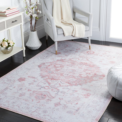Tapis oriental beige / rouille