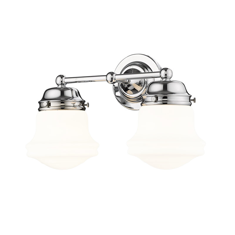 Éclairage pour meuble-lavabo à 2 lumières Wilsall, Chrome