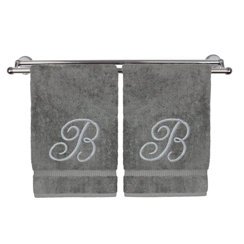 Super Plush Hand Towel, B, Gray/Silver