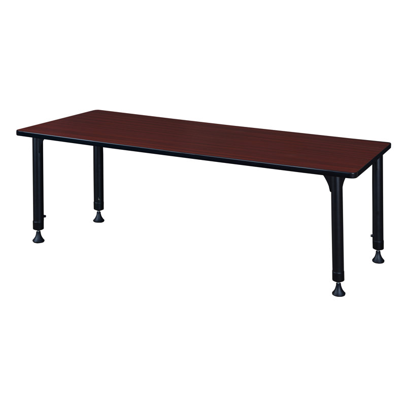 Table de formation à hauteur réglable Albaugh, Acajou, H 34 po x L 60 po x l 24 po