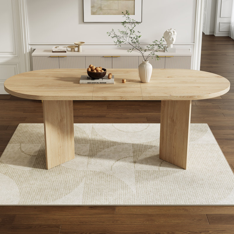 Dining Table, Oak Wood / Brown
