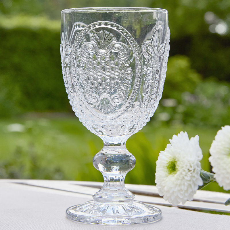 Utica 1ml Glass Goblet Set, Clear