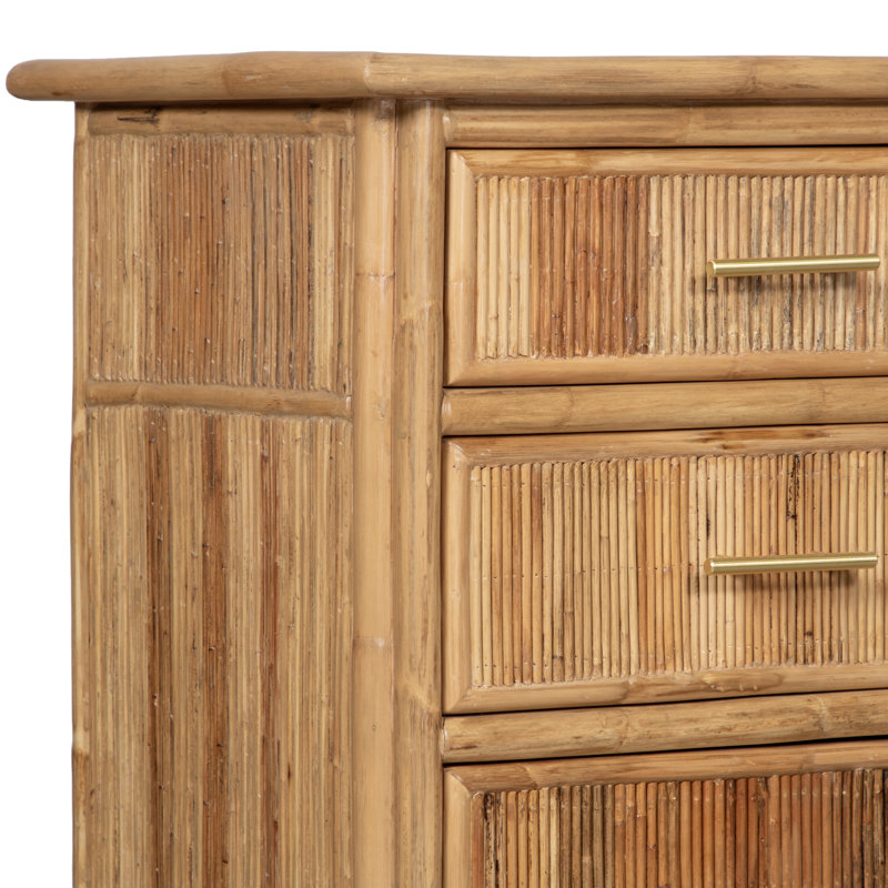 Bermuda 6 - Drawer Dresser, Natural