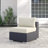 Convene Armless Patio Chair with Cushions-752805570