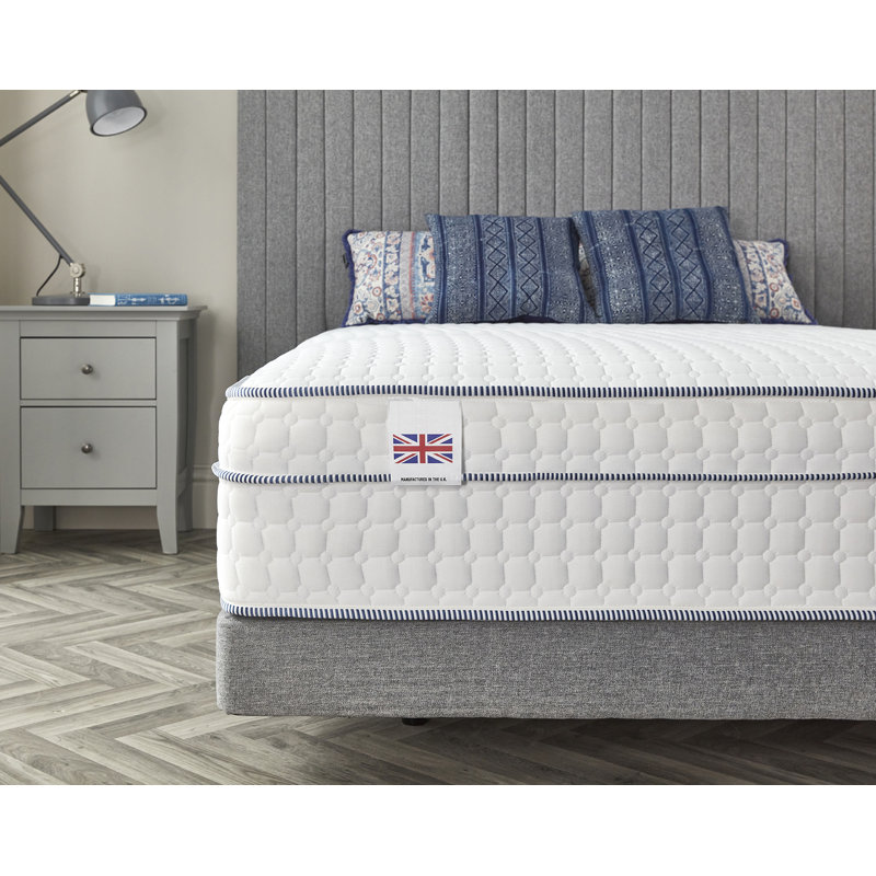 Gel Memory Foam Hybrid High Top Pocket Mattress for Sumptous Comfort Pressure Relieving, Double (4'6)