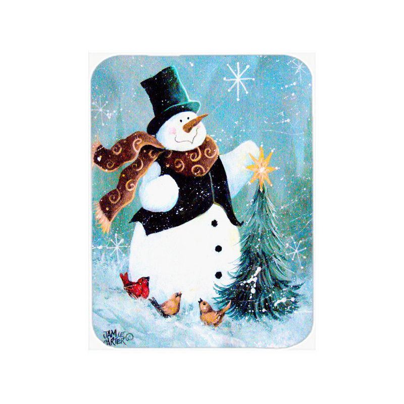 Planche à découper en verre Silloth Tree Friends Snowman